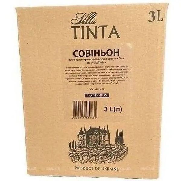 Вино Villa Tinta Совиньон Блан белое сухое 3 л 13%
