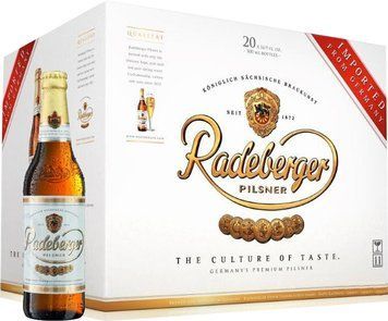 Упаковка пива Radeberger 0.5 л