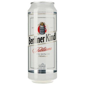 Упаковка Berliner Kindl Jubilaums Pilsner світле, 5.1%, з/б, 0.5 л