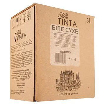 Вино Villa Tinta біле сухе 10-12% 3 л