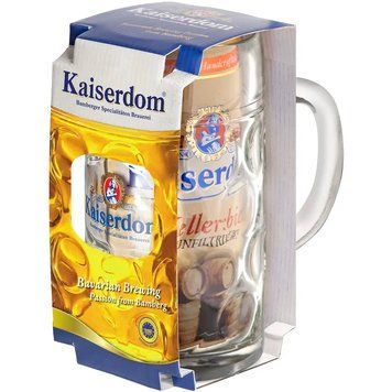 Набір пива Kaiserdom Kellerbier напівтемне 4.7% 1 л з/б + кухоль