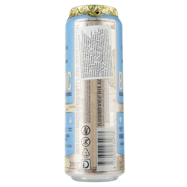Упаковка пиво Volfas Engelman BLANC 0.568 ж/б 5%
