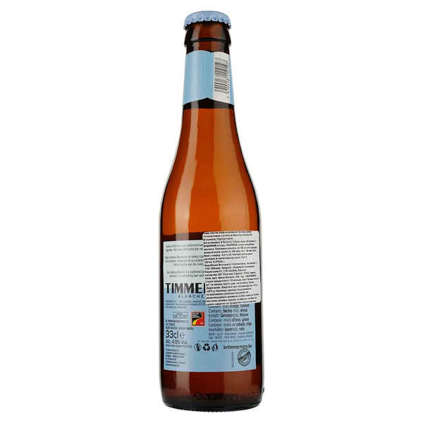 Упаковка пива Timmermans Lambicus Blanche 0.33
