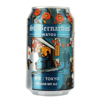 Упаковка Пиво St.Bernardus Watou Classic Belgian Wit, світле, 5,5%, з/б, 0,33 л