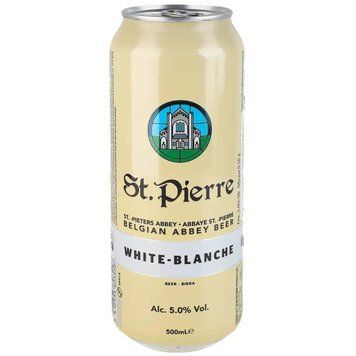 Упаковка St. Pierre Blanche, світле, нефільтроване, 5%, з/б, 0,5 л