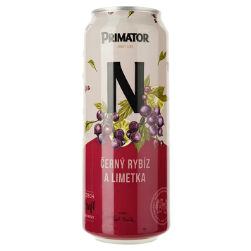 Упаковка пива Primator Black Currant Lime 0.5 з/б б/а